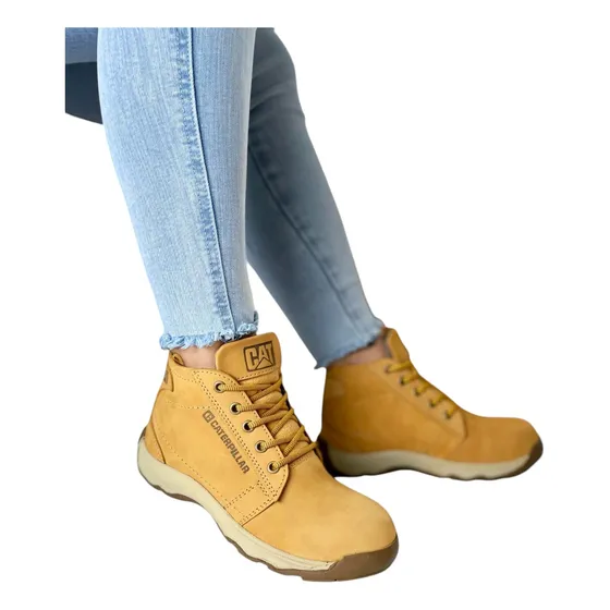 Botines De Dama Con Punta De Acero