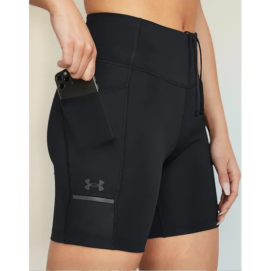Short Mujer Under Armour Ua Launch Half Tight Negro