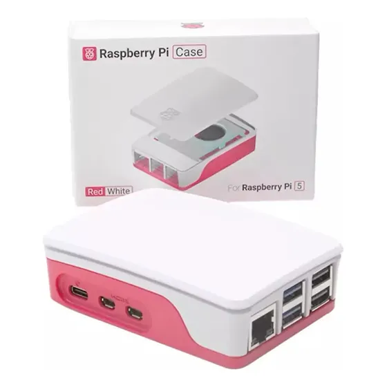 Case Oficial P/ Raspberry Rpi5 Pi5 Pi 5 C/ Cooler Fan C/ Nf