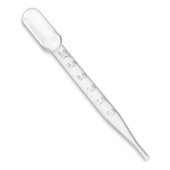 Pipetas De Transferencia - Pasteur 3ml Polietileno 50 Piezas