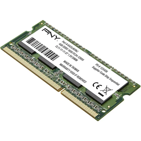 Memoria Ram Pny 4gb Ddr3 1600mhz Sodimm