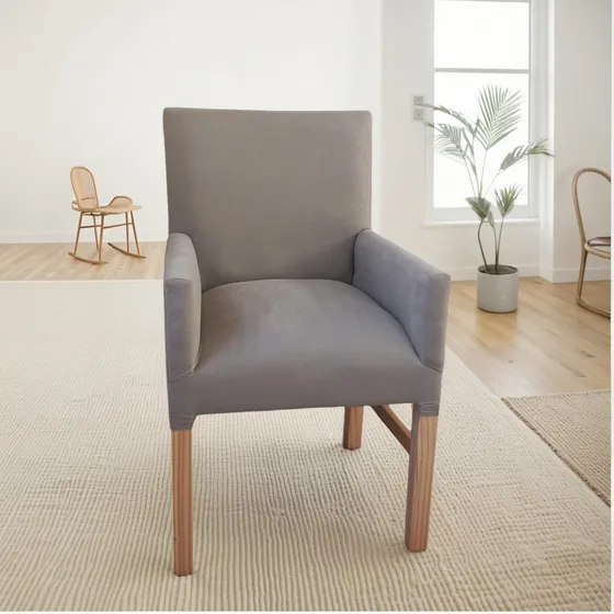 Silla Comedor Cabecera Con Apoyabrazos Adultos Mayores 