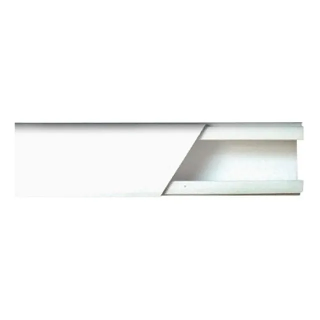 Canaleta De Pvc Blanca Thorsman 20x17mm 2.5m Tmk-1720
