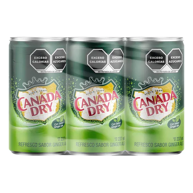 Canada Dry G.a. Refresco De Ginger Ale Con Sabor A Ginger Al