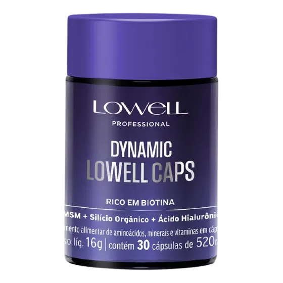 Lowell Dynamic Caps Suplemento Alimentar 30x520mg (16g)