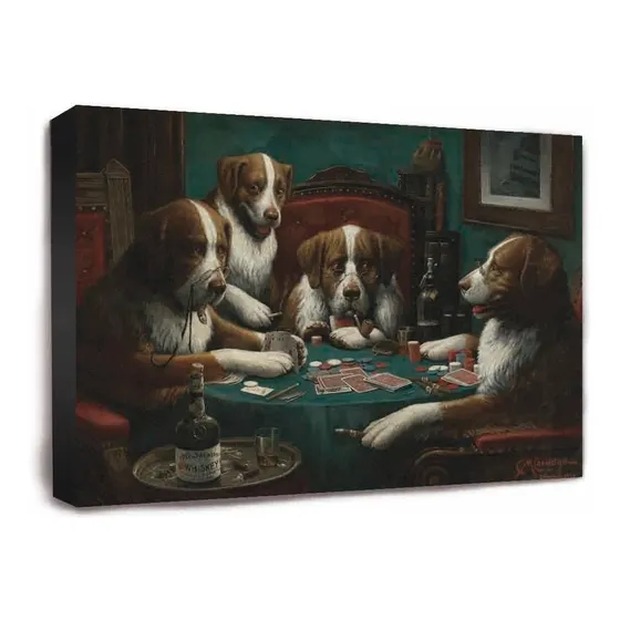 Cuadro Perros Jugando Al Poker Y Muchos Otros Modelos
