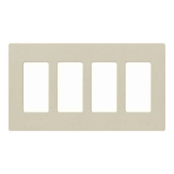 Lutron Claro Placa De Pared De 4 Pines, 1 Paquete, Limestone