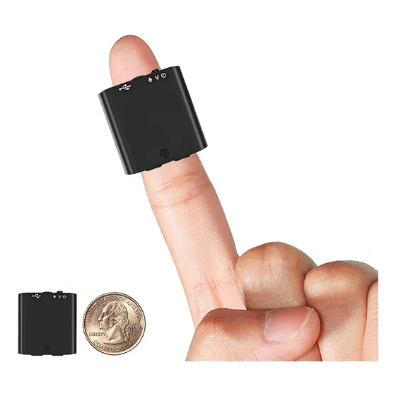 Grabaciones Secretas: Micrófono Espía 16gb, Batería 25h Color Aluminio Negro Aaa