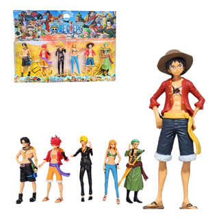 Bonecos One Piece Action Figures 15cm Luffy Ace Sanji Zoro Bonecos One Piece Action Figures 15cm Luffy Ace Sanji Zoro
