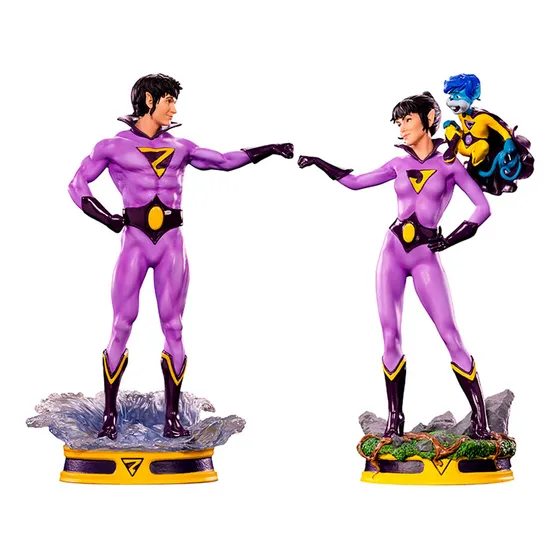 Figura Coleccionable De Wonder Twins Art Scale 1 10 Dc Comic