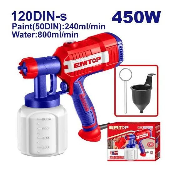 Pensum Pistola Rociadora Tipo Compresor De  450w Emtop