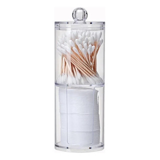 Organizador De Baño Tocador Para Cotonetes Pads Maquillaje Organizador De Baño Tocador Para Cotonetes Pads Maquillaje