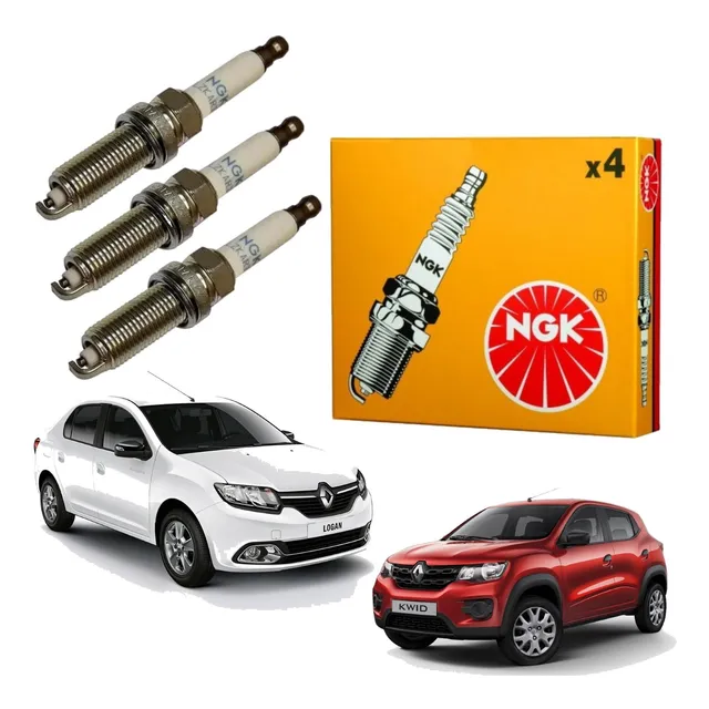 Vela Sandero Logan Kwid 1.0 12v 3 Cilindros Original Ngk