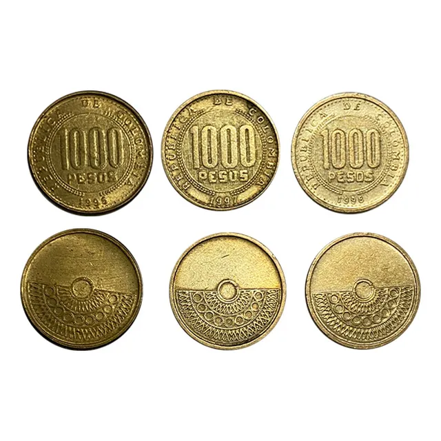 Colección Monedas De 1000 Viejas Originales  Au