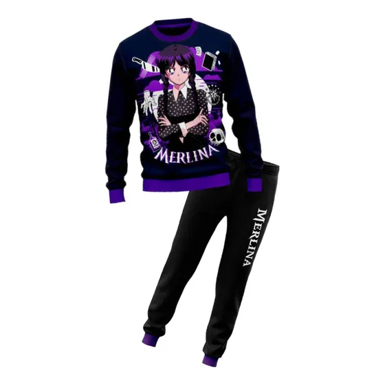 Conjunto Deportivo De Merlina Para Niñas 
