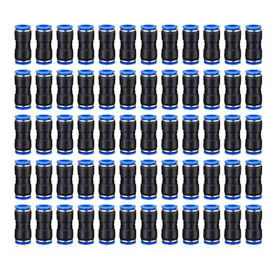 60 Conectores De Empuje Rectos De Liberación Rápida, Conectores De Conexión Rápida Para Tubos De 1/4 5/16 3/8 1/2 Pulgadas De Diámetro Exterior