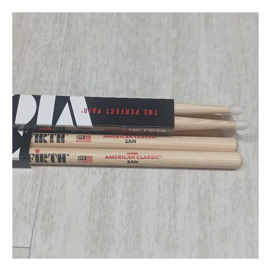 Baqueta Vic Firth 5an  Punta Nylon 