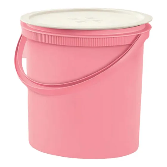 Tupperware Super Cubeton 14 Litros Asa Hermoso Color Morado