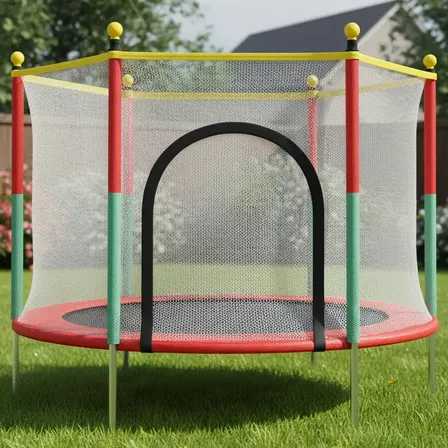 Cama Elástica Pula-Pula Brinq Kids 1,4m Infantil Com Rede Segurança