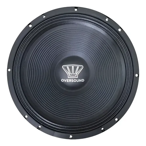 Alto Falante Oversound Woofer 12'' Ovs 12 / 600 8 Ohms Cor Preto