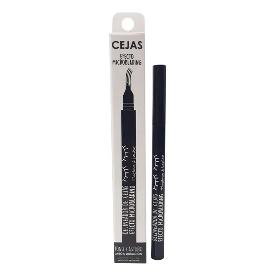 Kit X 2 Delineador De Cejas Microblanding Castaño Oscuro Tyl