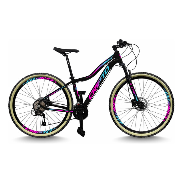 Bicicleta Aro 29 Cripto 24 Marchas Freio Hidraulico Bege Bicicleta Aro 29 Cripto 24 Marchas Freio Hidraulico Bege