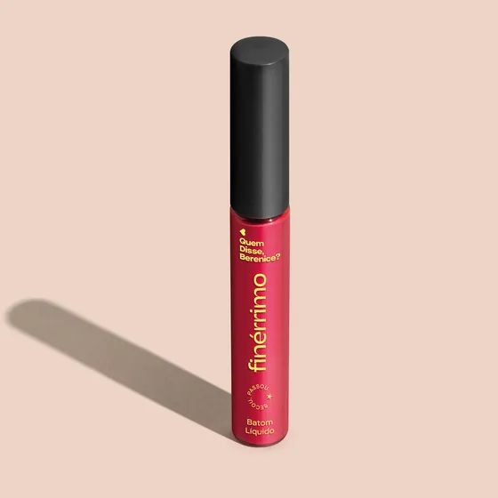 Batom Líquido Rosa Tô Pra Jogo Finérrimo 5ml Acabamento Mate