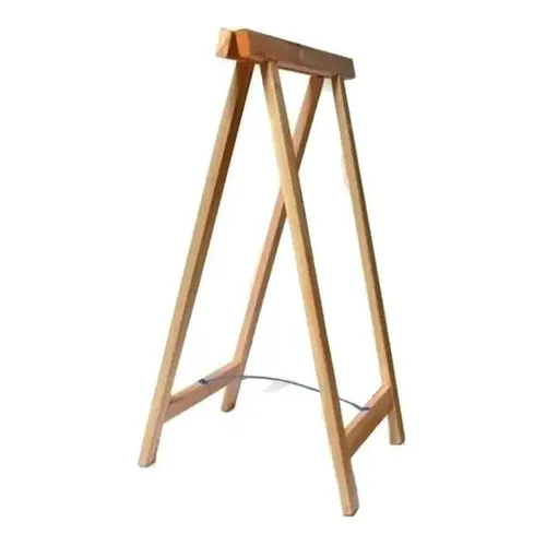 Caballete De Madera Plegables 80 X 60 Alpina - Color Marrón