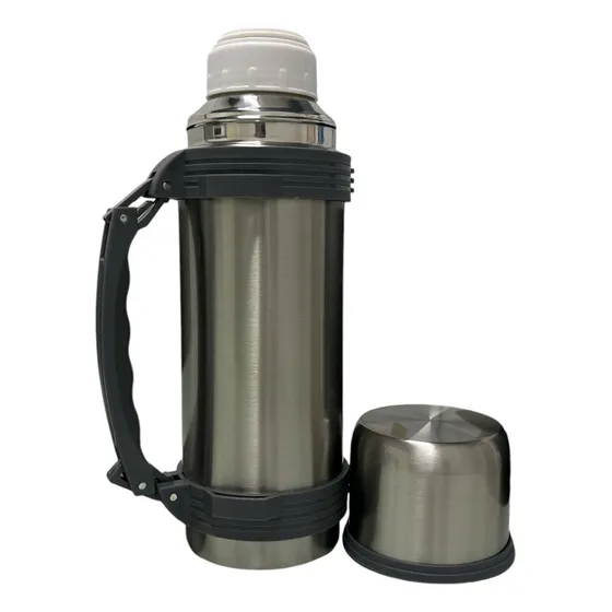 Termo matero Con Manija 1200ml Acero Inoxidable cebador para mate cafe conserva 12hs