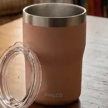 Mate Térmico Philco Acero Inoxidable 300ml Color Terracota