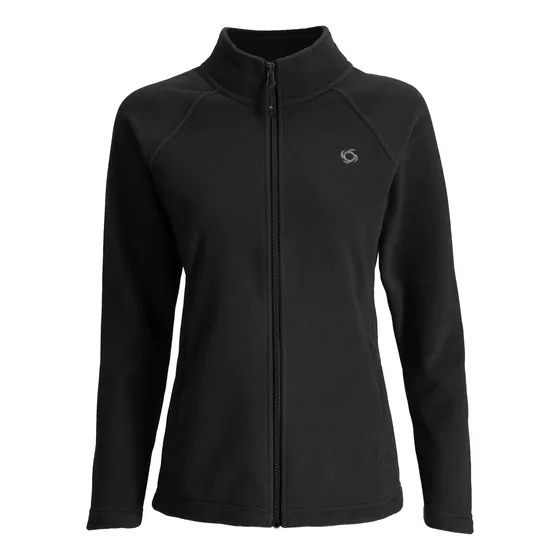 Chaqueta Polar Fleece Belenus Mujer Negro Doite
