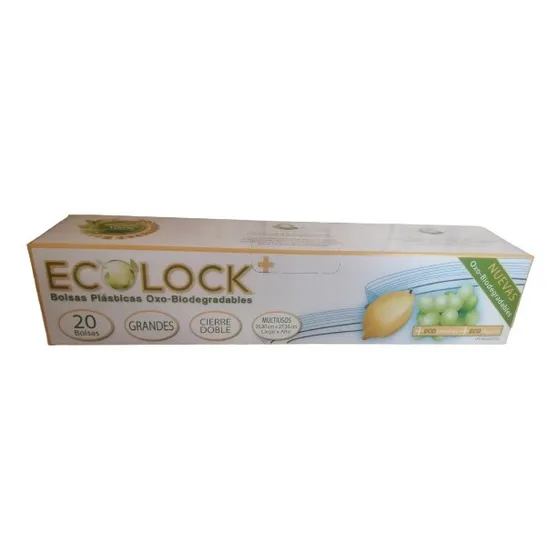 Bolsas Gde Tipo Ziploc Doble Cierre Hermético X 20 Unidad 