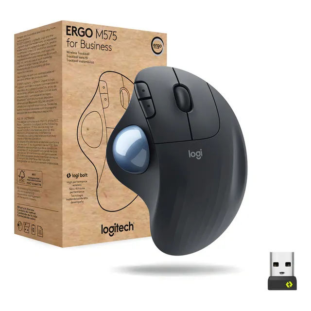 Mouse Logitech Inalámbrico USB y Bluetooth Con Rueda de Desplazamiento