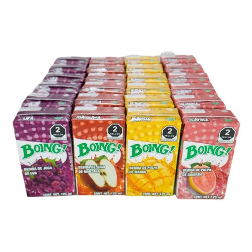 24pz Boing 125ml Tetrapack Néctar De Sabores Surtidos - Sm