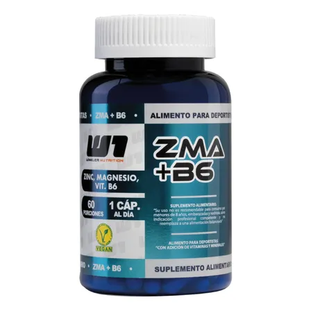Zma Magnesio + Zinc + B6 60 Capsulas Winkler