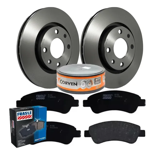 Kit Discos Y Pastillas P/ Peugeot 206 207 208 307 C4 1.6 16v