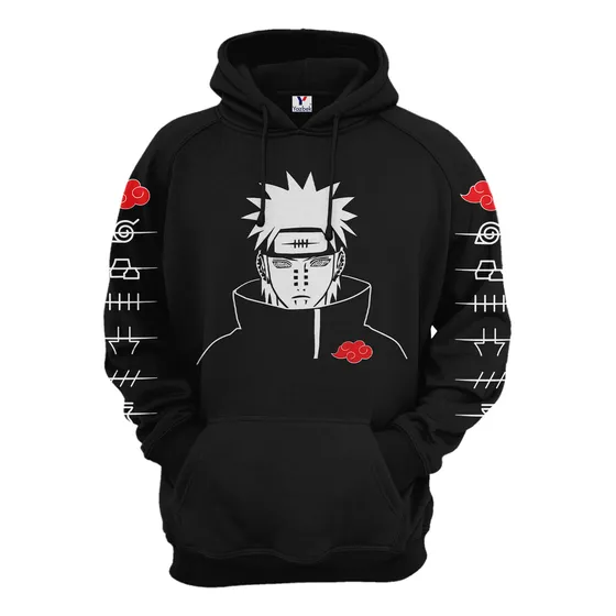 Sudadera Naruto, Unisex Con Capucha Y Cangurera N05