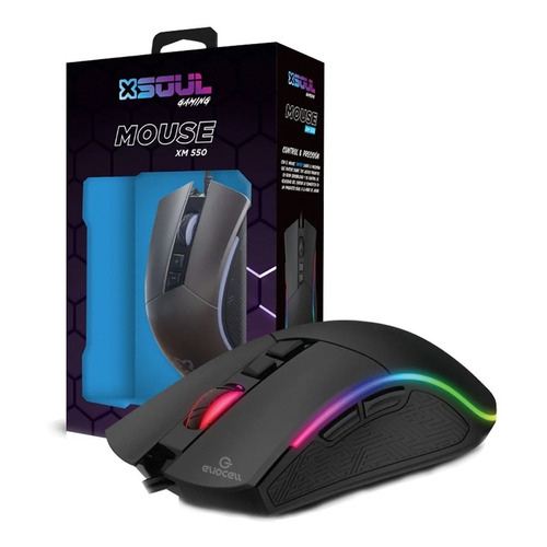 Mouse Gamer 6400 Dpi Streamer Xm550