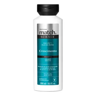 O Boticario Match Science Shampoo Crescimento 250ml O Boticario Match Science Shampoo Crescimento 250ml