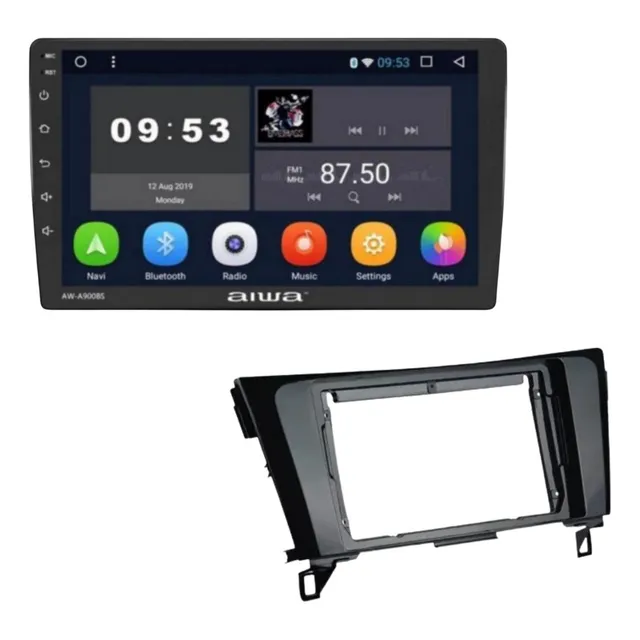 Radio Aiwa 9 P 2gb/32gb Carplay + Bisel Nissan Qashqai