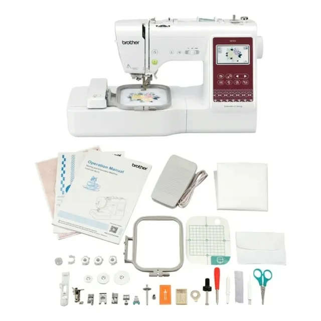 Brother Se725de Coser & Embroidery Machine W/ Wireless Lan