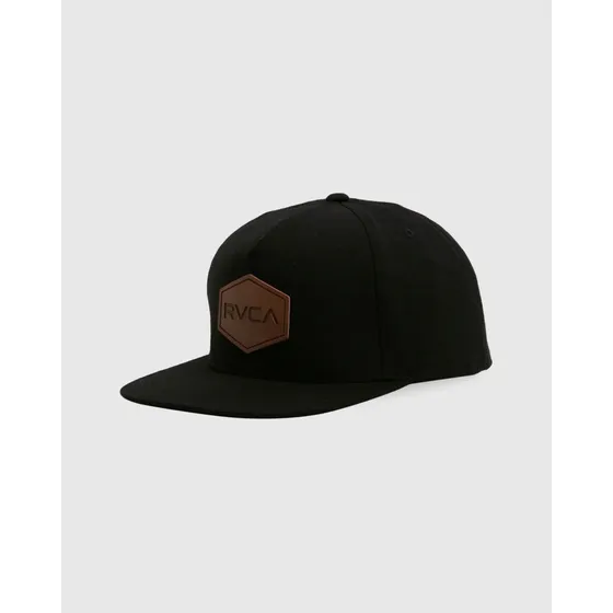 Gorra Rvca Modelo Commonwealth Snapback Negro Importada