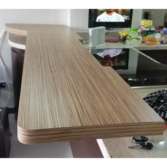 Mesón En Mdf Para Cocina O Barra Con Soportes, Usado