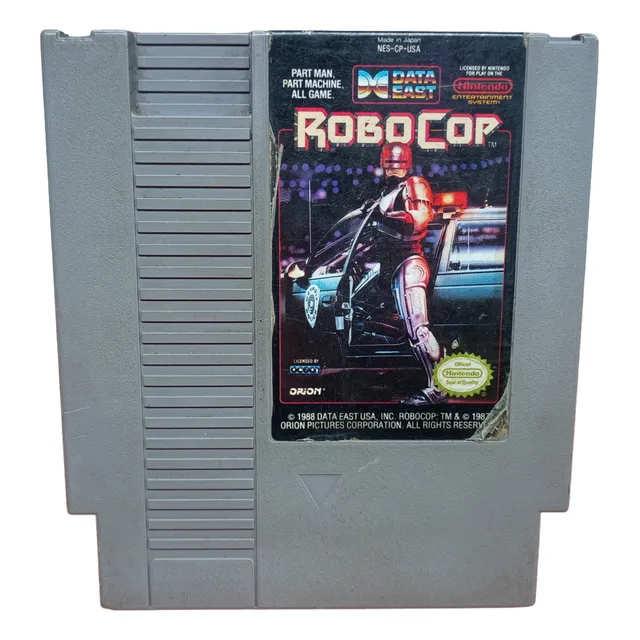 Juego Robocop Para Nintendo Nes Original Usado