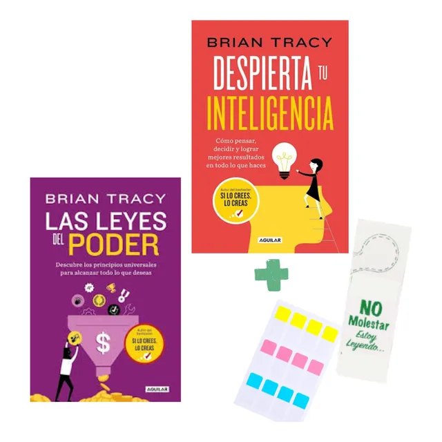 Leyes Poder + Despierta Inteligencia - Tracy - 2 Libros