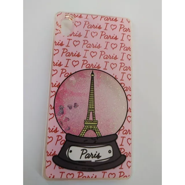 Funda Paris Xperia M4 Aqua Brillos En Agua Transparencia Ant