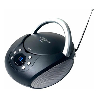 Grabadora De Cd Portátil Con Bluetooth Y Radio Am/fm Color Negro Grabadora De Cd Portátil Con Bluetooth Y Radio Am/fm Color Negro