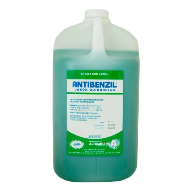 Jabón Quirúrgico Antibenzil Verde 3.8 Lts