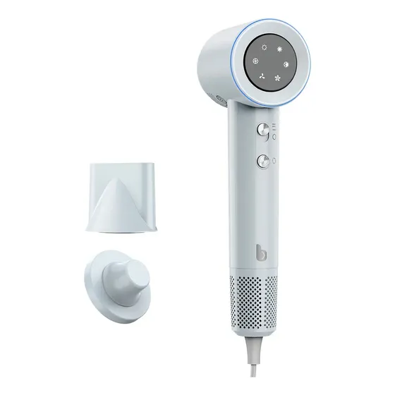 Secador De Cabelo Profissional De Alta Velocidade 110000 Rmp Cor Cinza