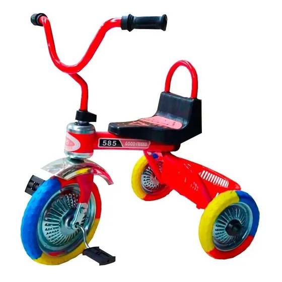 Triciclo Para Niños Macilux Sencillo Rojo A2-2